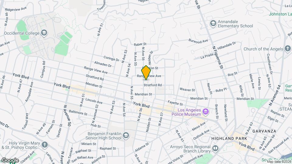 1310 N Ave 56 Mapa y Detalles de la Ubicación