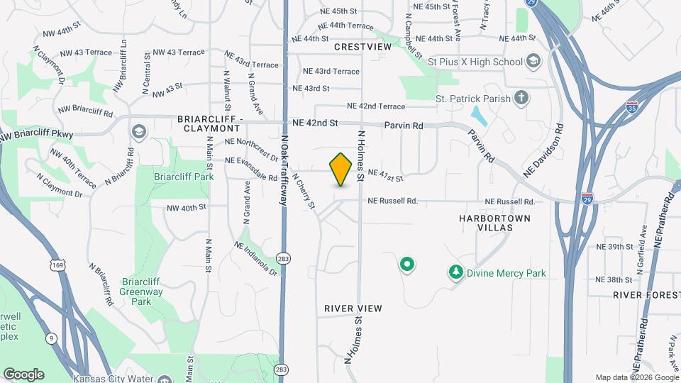 634 NE Russell Rd. Map and Location Details