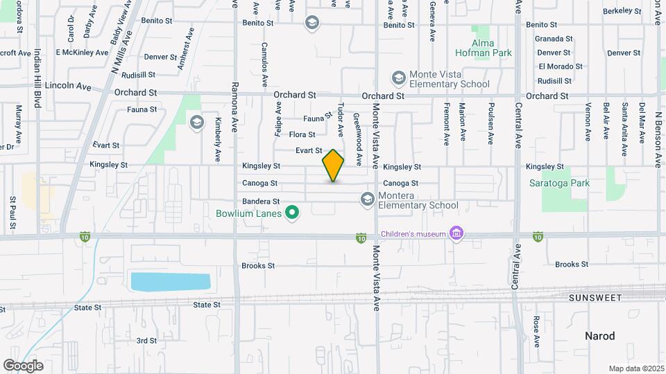 4771 Canoga St Map and Location Details