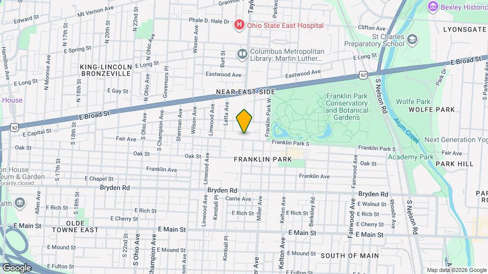 1438 Fair Ave Map and Location Details