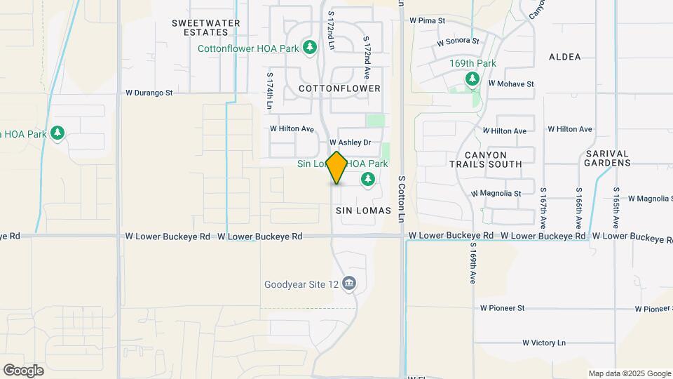 2530 S 172nd Ln Map and Location Details