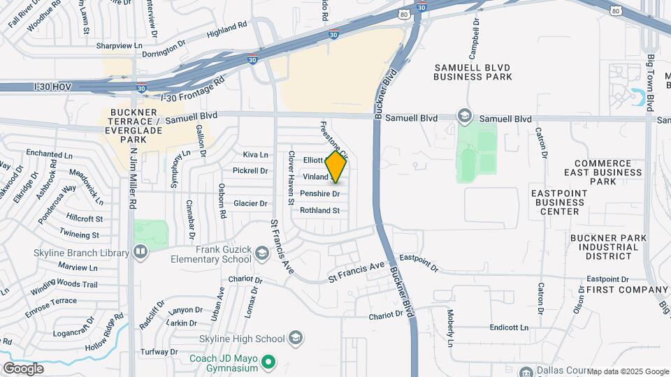 7155 Penshire Dr Map and Location Details