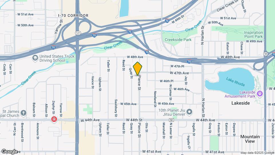 4655 Pierce St Map and Location Details