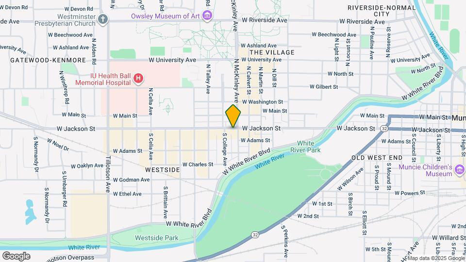 1905 W Jackson St Map and Location Details