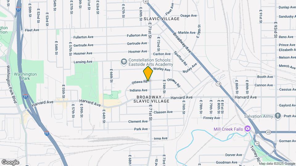 3972 E 71st St Map and Location Details