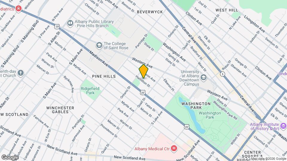 475 Hamilton St Map and Location Details
