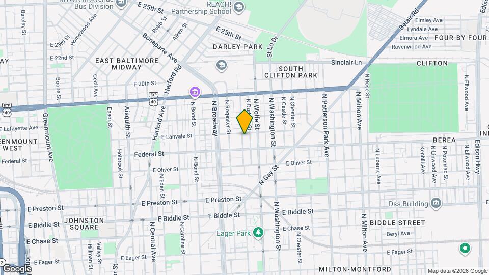 1619 Rutland Ave Map and Location Details