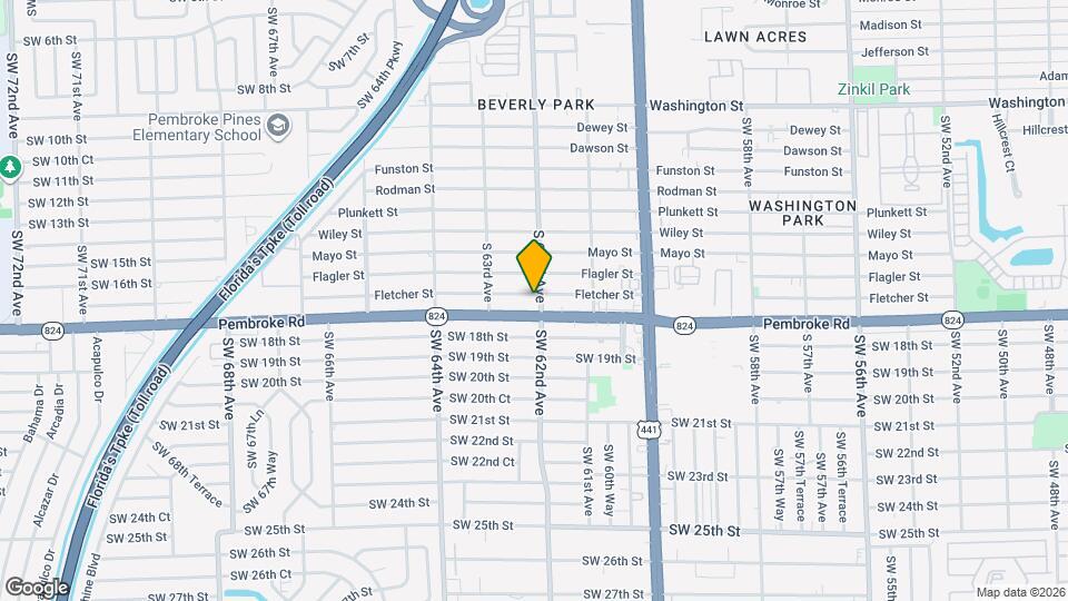 6200 Fletcher St Map and Location Details