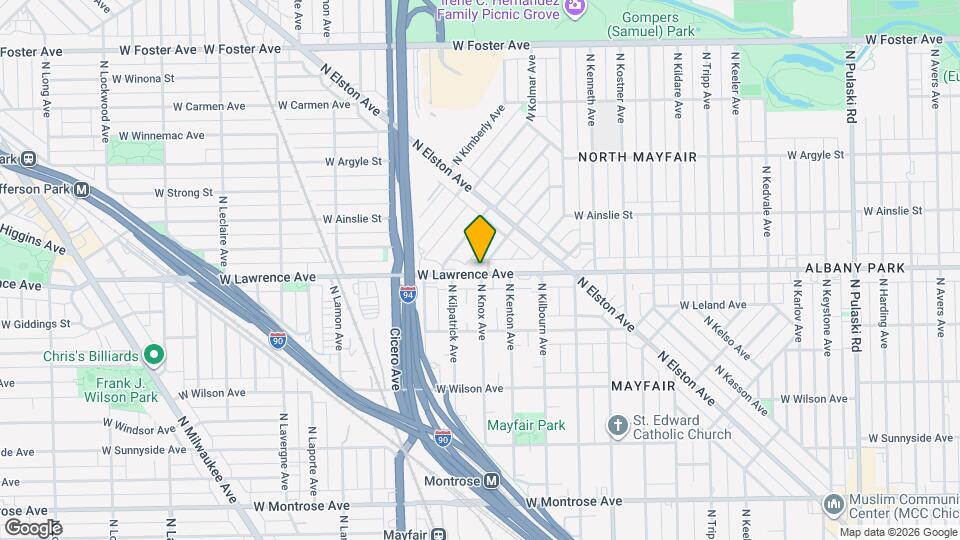 4626 W Lawrence Ave, Unit 2 Mapa y Detalles de la Ubicación