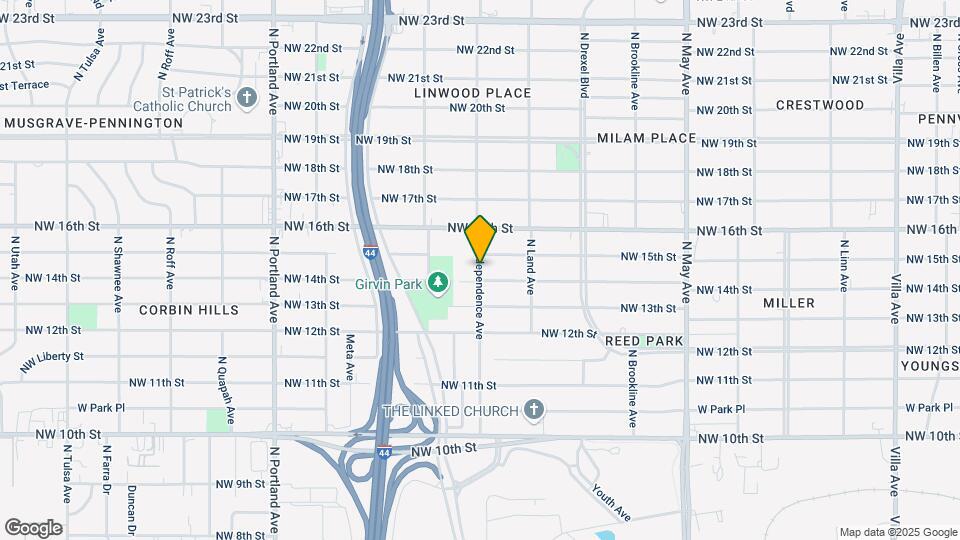 1511 N Independence Ave Map and Location Details