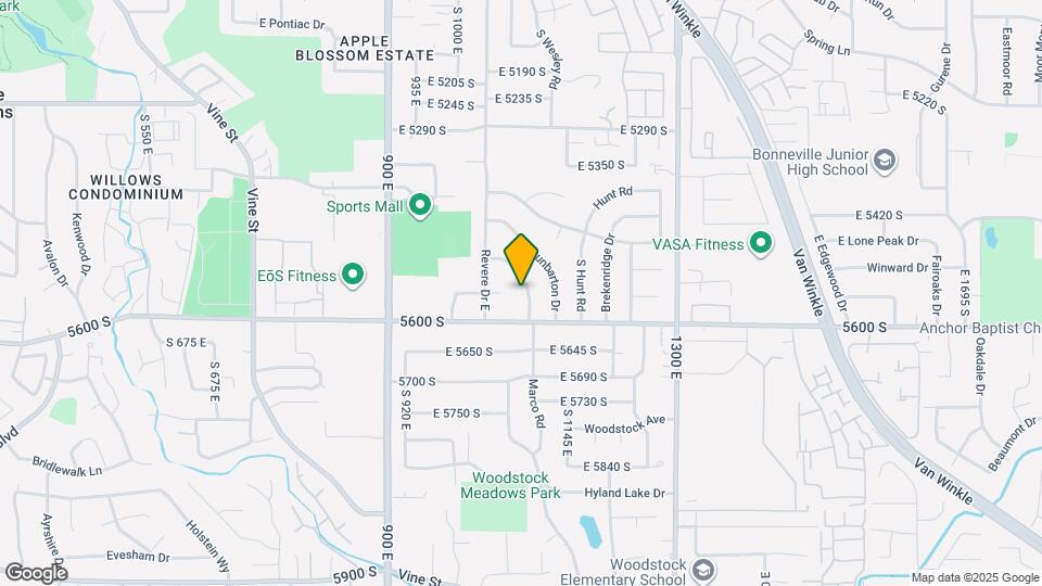 5558 S Somerset Way Map and Location Details