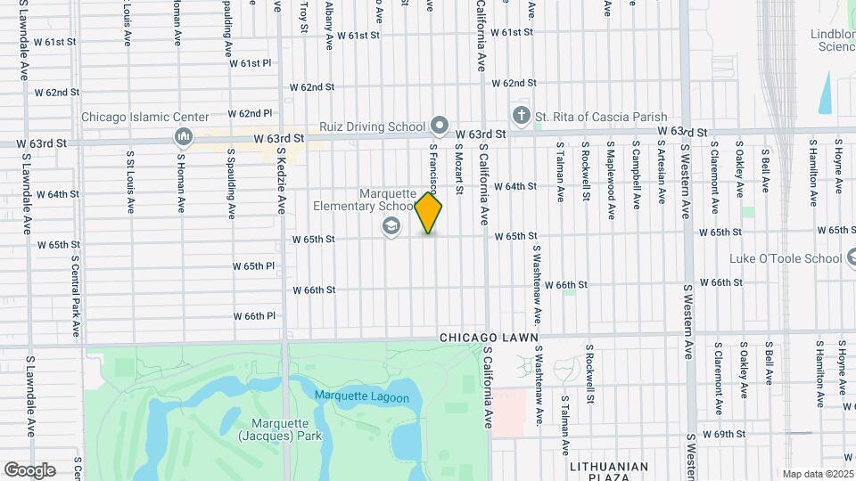 2901 W 65th St Mapa y Detalles de la Ubicación