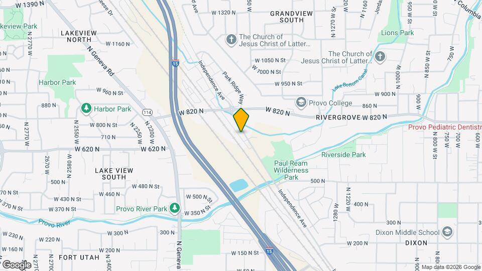 706 N 1890 W Map and Location Details