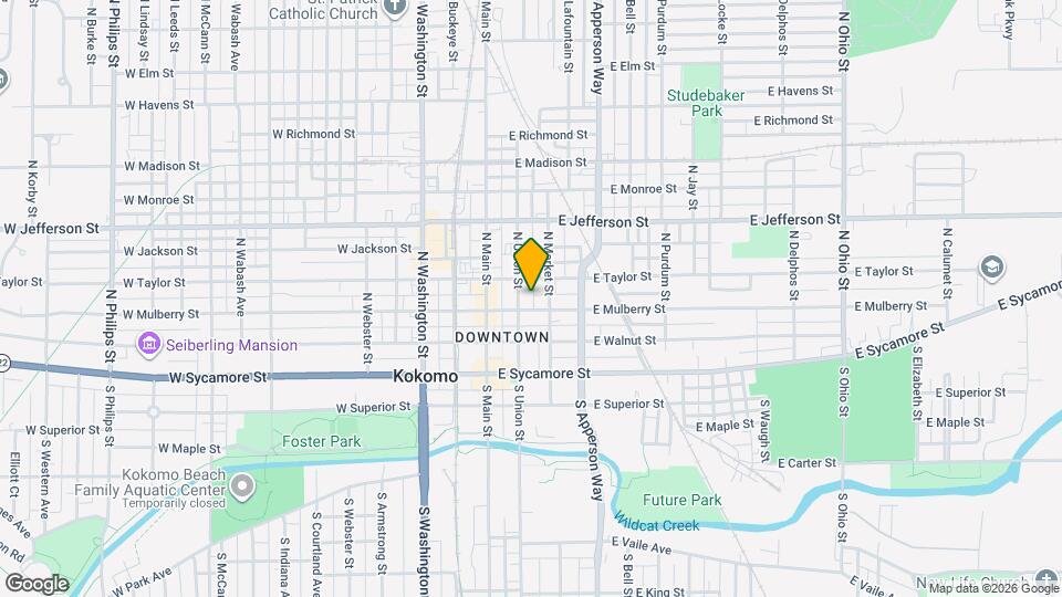 210 E Mulberry St Mapa y Detalles de la Ubicación