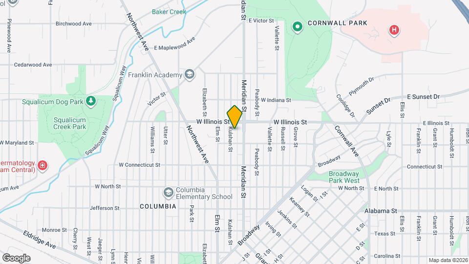 2820 Kulshan St Map and Location Details