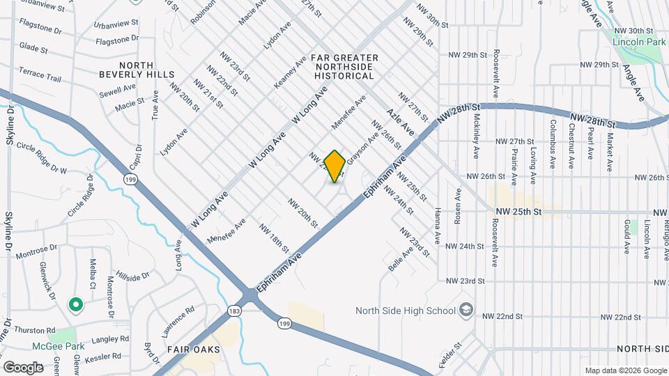 2125 Grayson Ave Map and Location Details