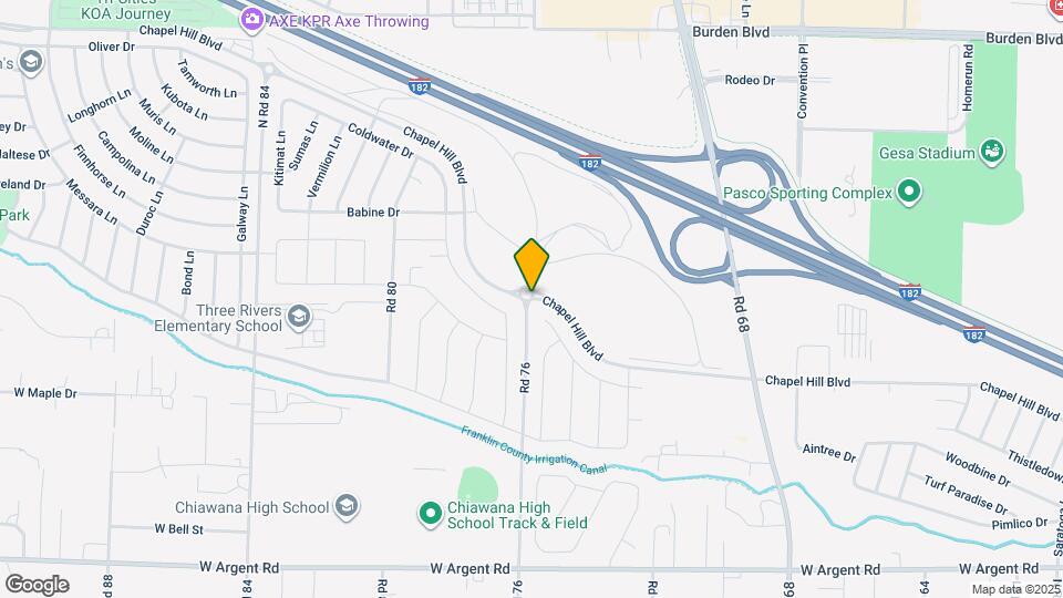 8218 Cassiar Dr Map and Location Details
