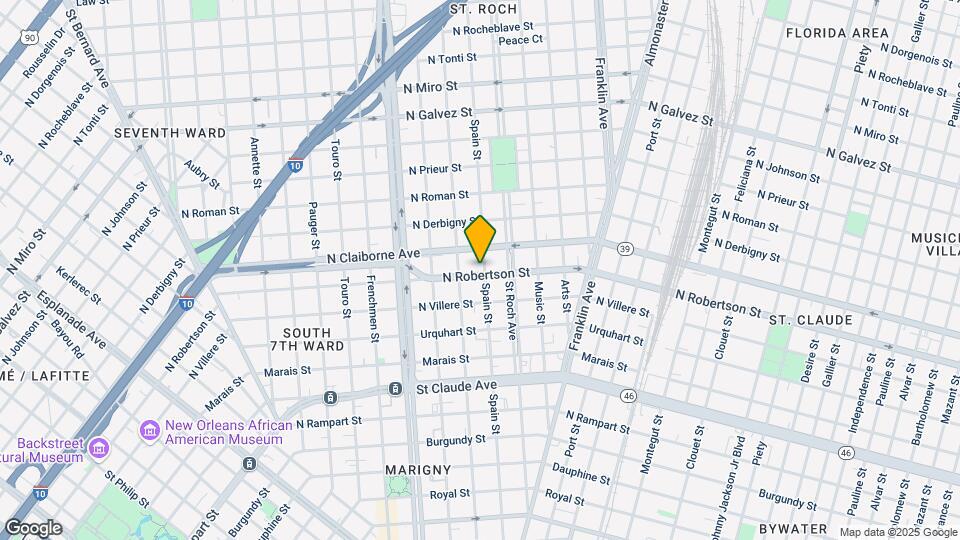 1508 Spain St Map and Location Details