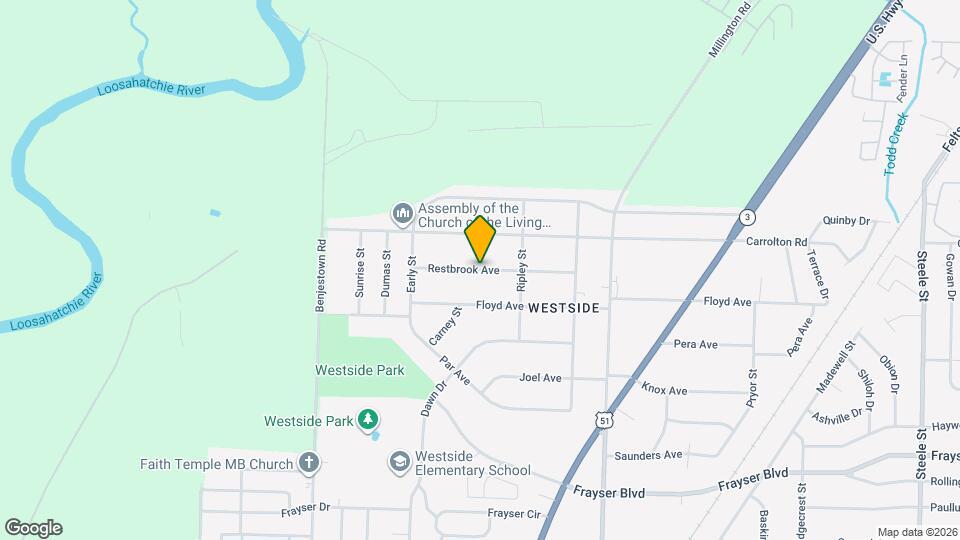 901 Restbrook Ave Map and Location Details