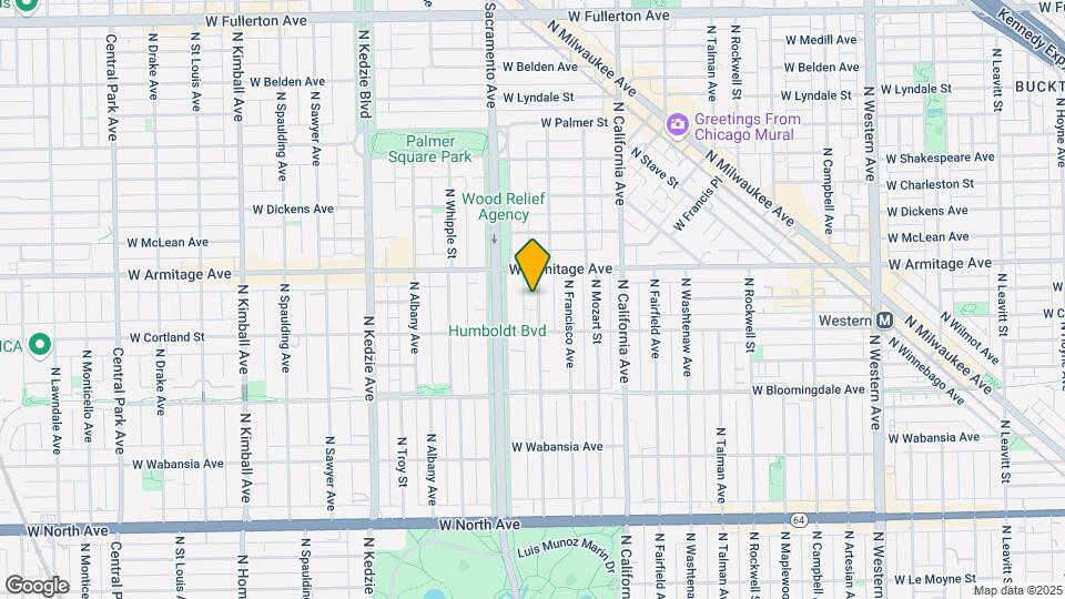 1930 N Richmond St, Unit 2 Map and Location Details