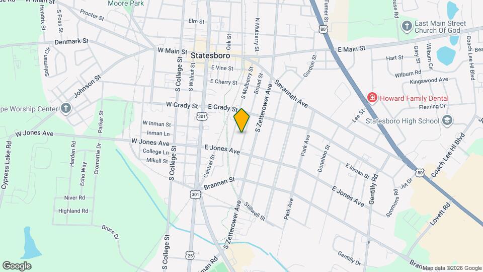 217 Broad St Map and Location Details