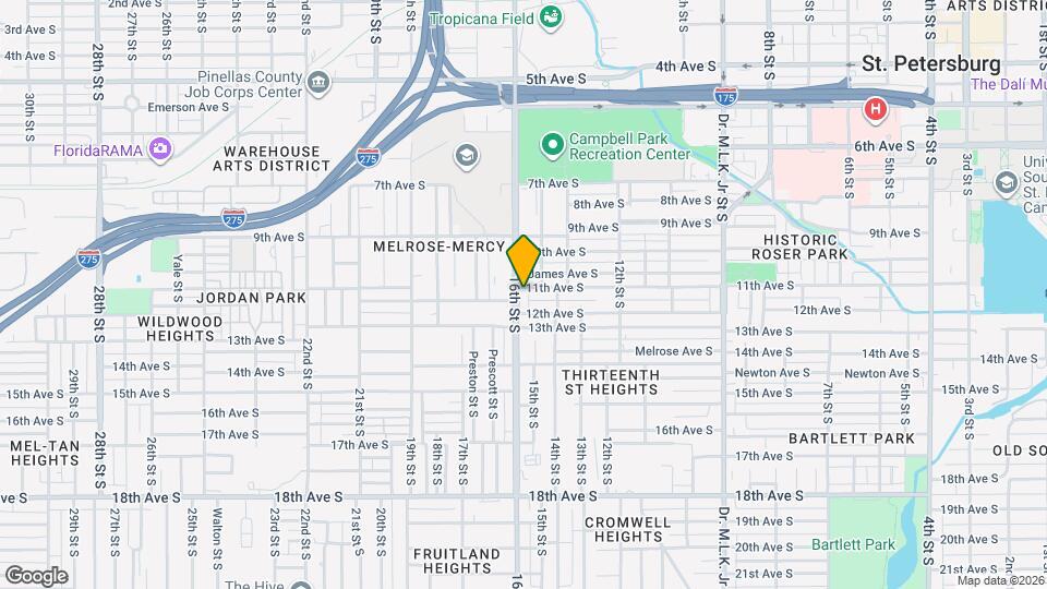 1110 16th St S Map and Location Details