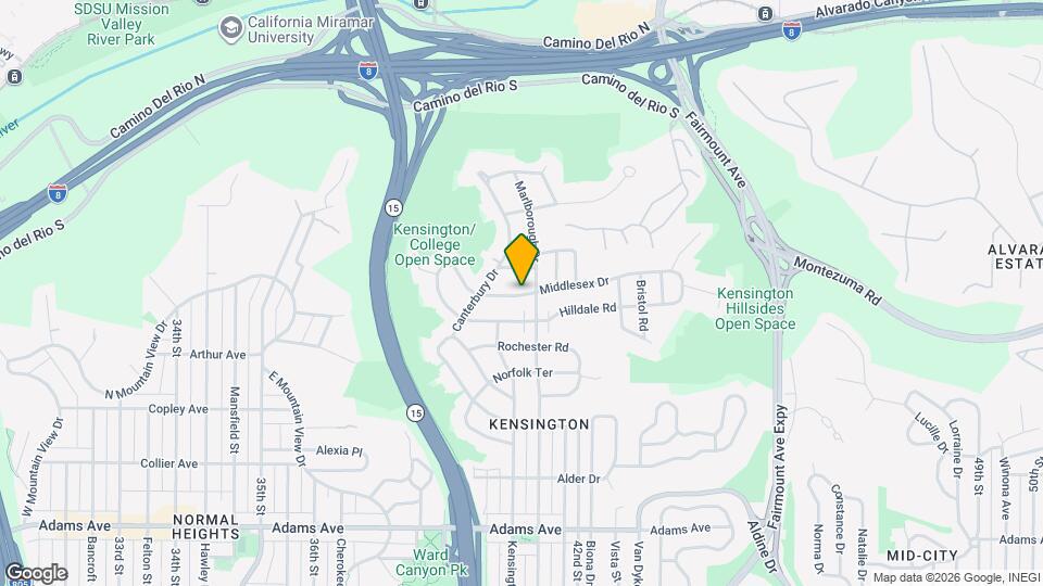 4138 Middlesex Dr Map and Location Details