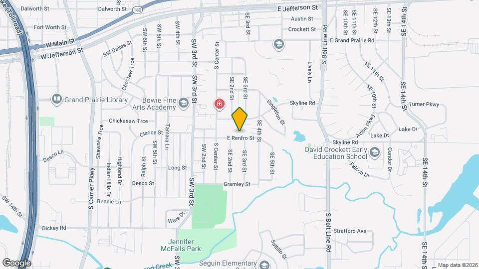 214 Renfro St Map and Location Details