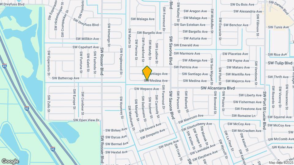 1442 SW Medina Ave Map and Location Details