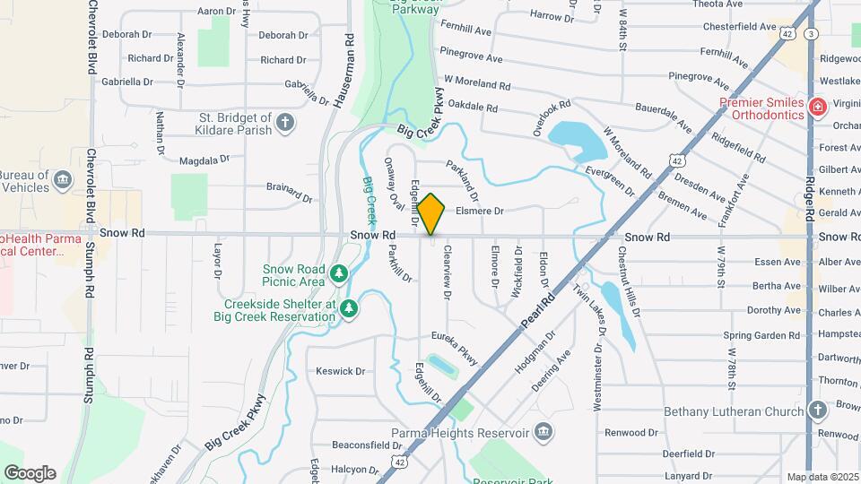 9635 Snow Rd Map and Location Details