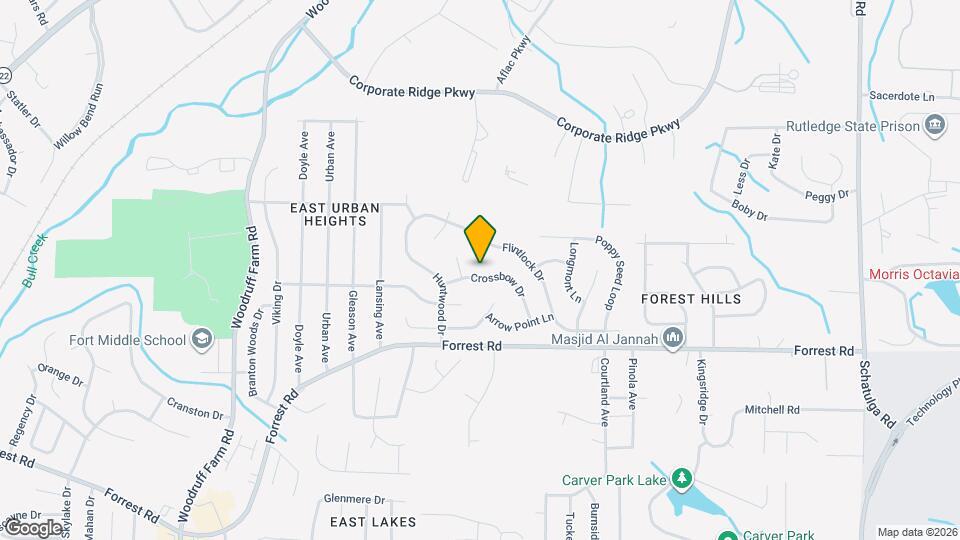 6107 Crossbow Dr Map and Location Details