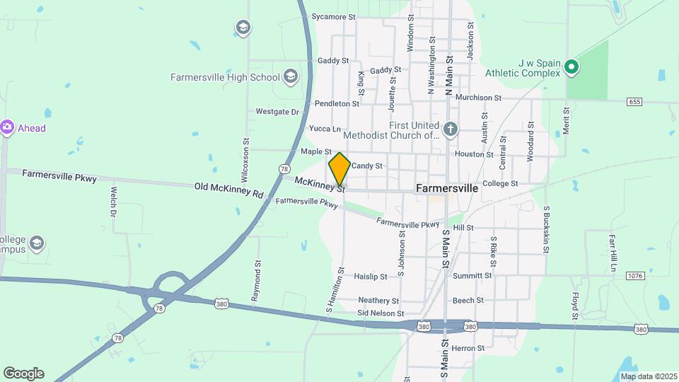 603 McKinney St Map and Location Details