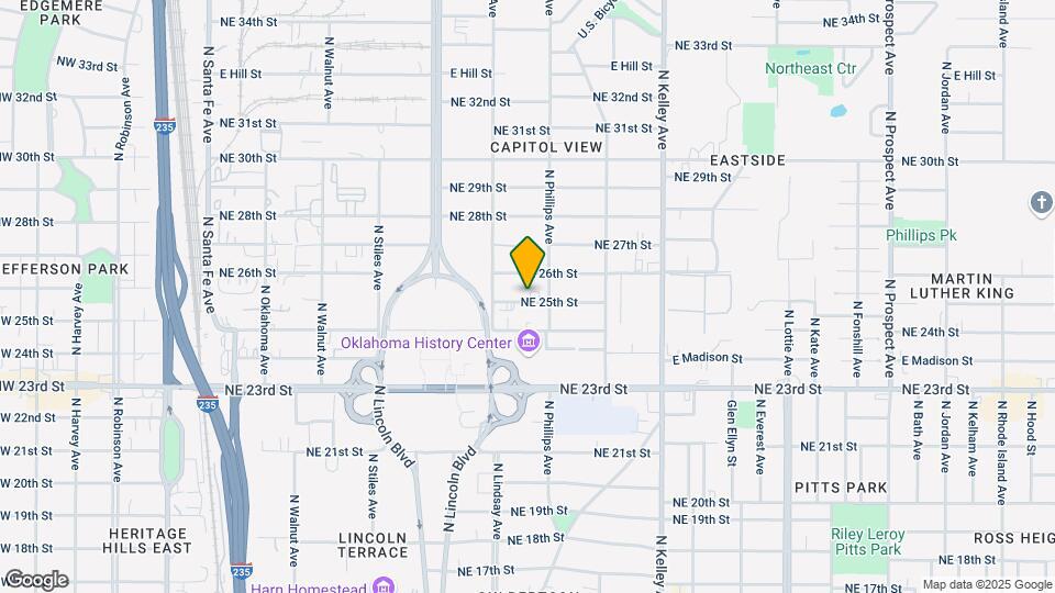 729 NE 25th St Map and Location Details