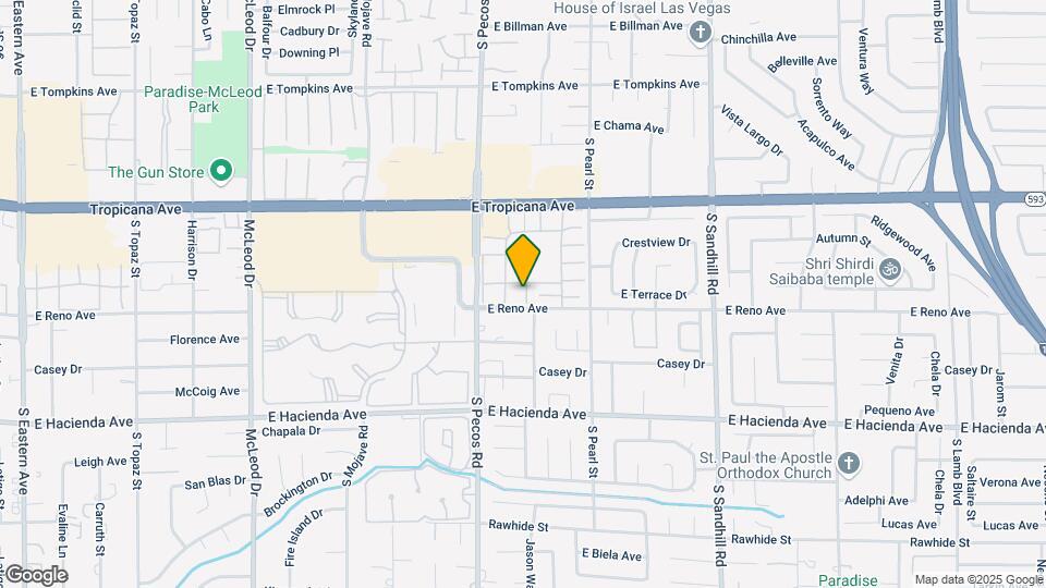 3503 Villa Knolls S Dr Map and Location Details