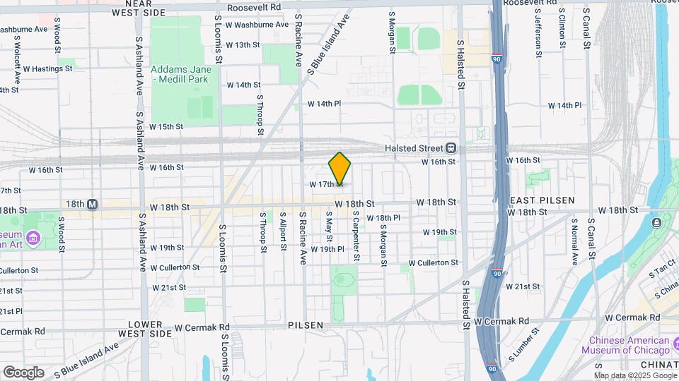 1119 W 17th St Mapa y Detalles de la Ubicación