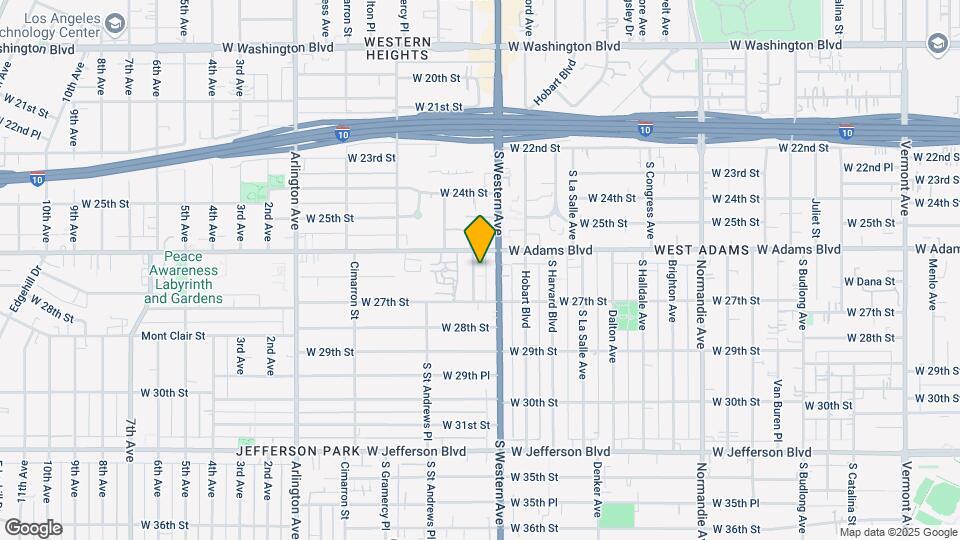 2622 S Manhattan Pl Map and Location Details