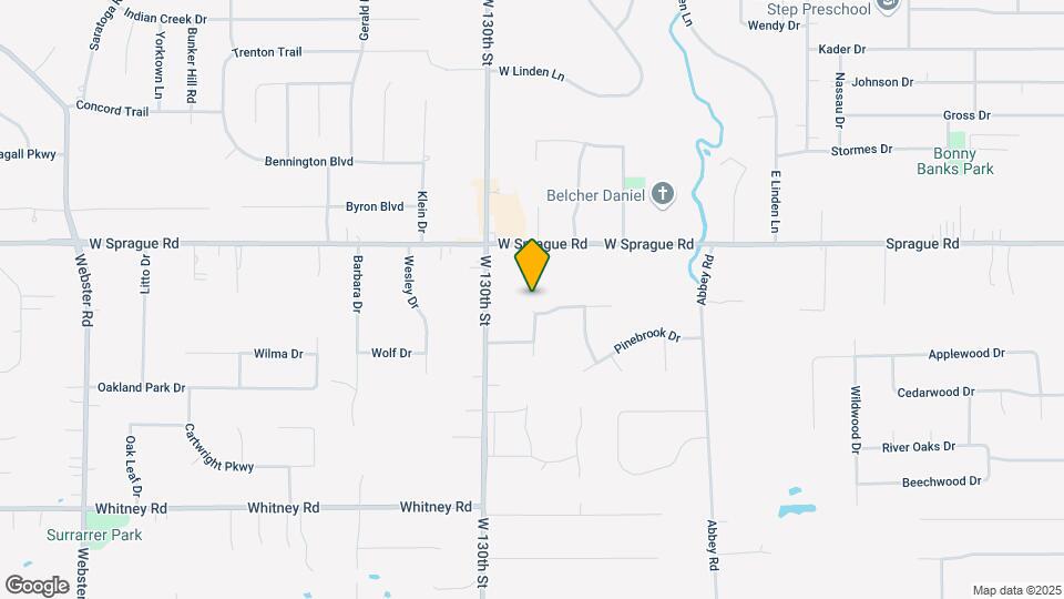 8130 Crystal Creek Dr Map and Location Details