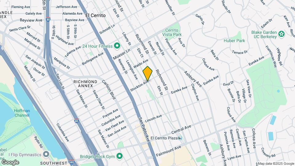 6534 Stockton Ave Map and Location Details