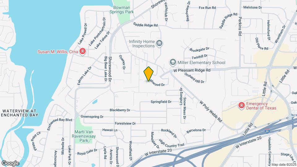 4125 Peachwood Dr Map and Location Details