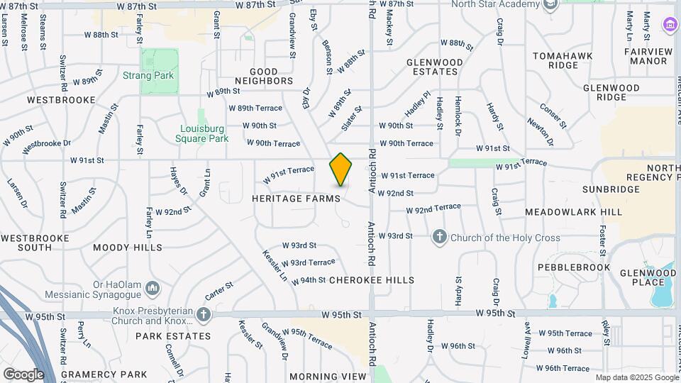 8800 W 92nd St Map and Location Details
