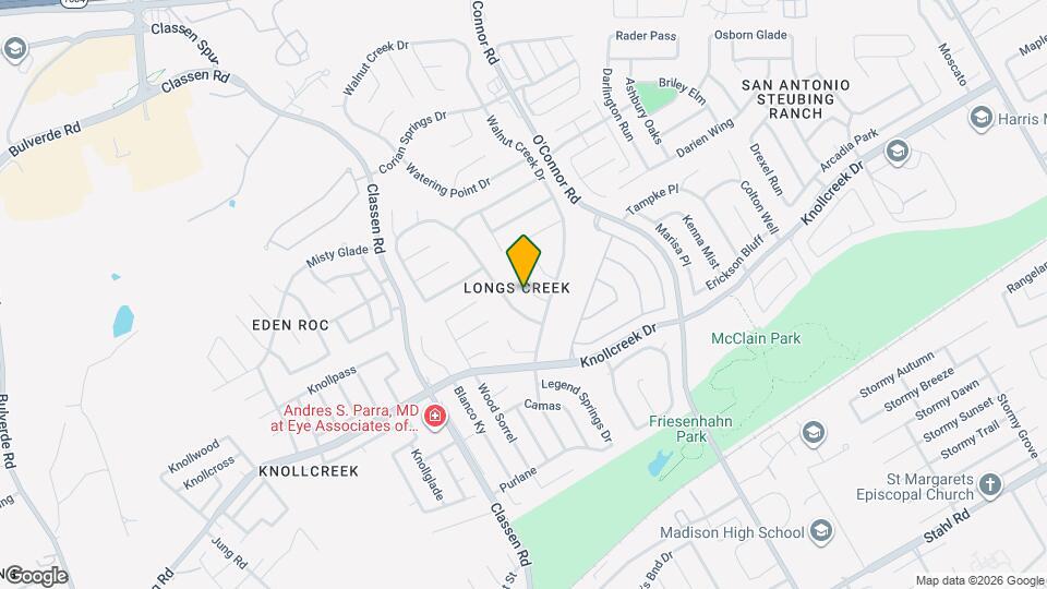 15719 Persimmon Hill Dr Map and Location Details