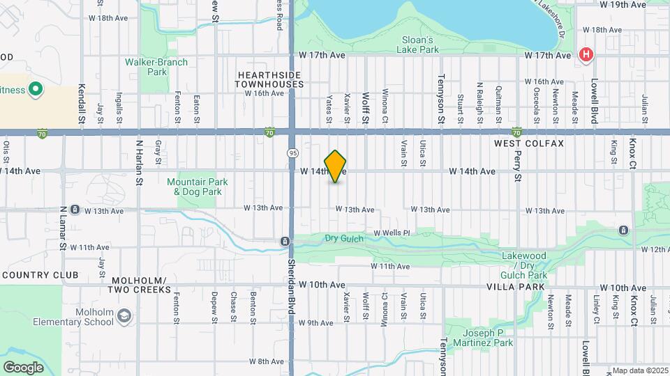 1364 Yates St Map and Location Details