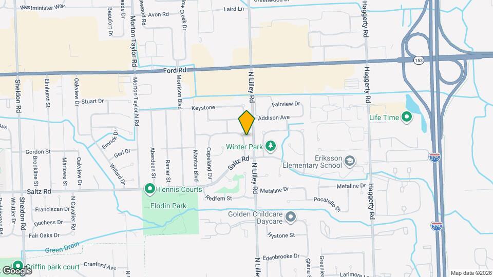 1709 Copeland Cir Map and Location Details