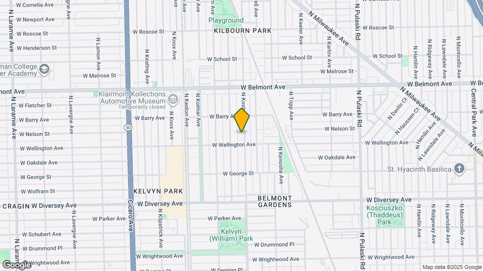 3018 N Kostner Ave Mapa y Detalles de la Ubicación