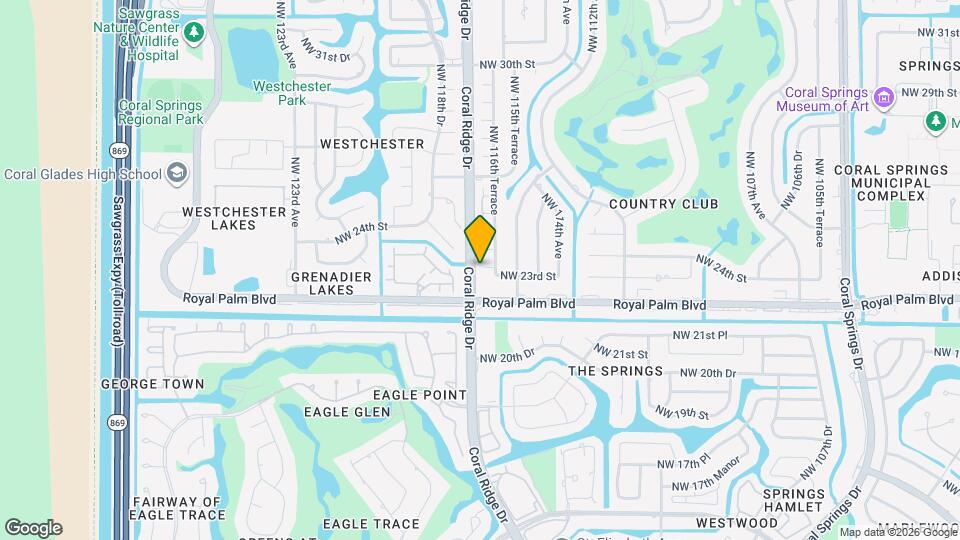 11652 NW 23rd Ct Map and Location Details