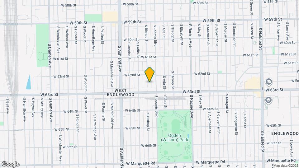 6229 S Bishop St Map and Location Details