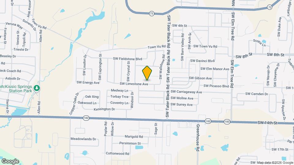 4206 SW Limestone Ave Map and Location Details
