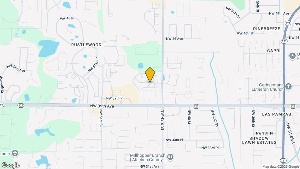 4117 NW 44th Ct Map and Location Details
