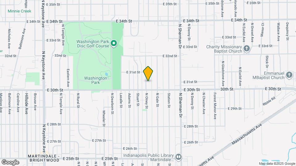 3023 N Olney St Map and Location Details