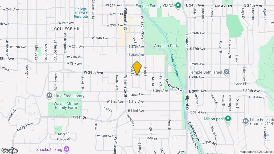 2920 Pearl St Map and Location Details